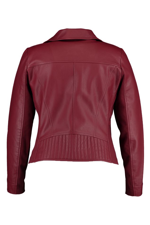 Veste style motard en similicuir image number 2
