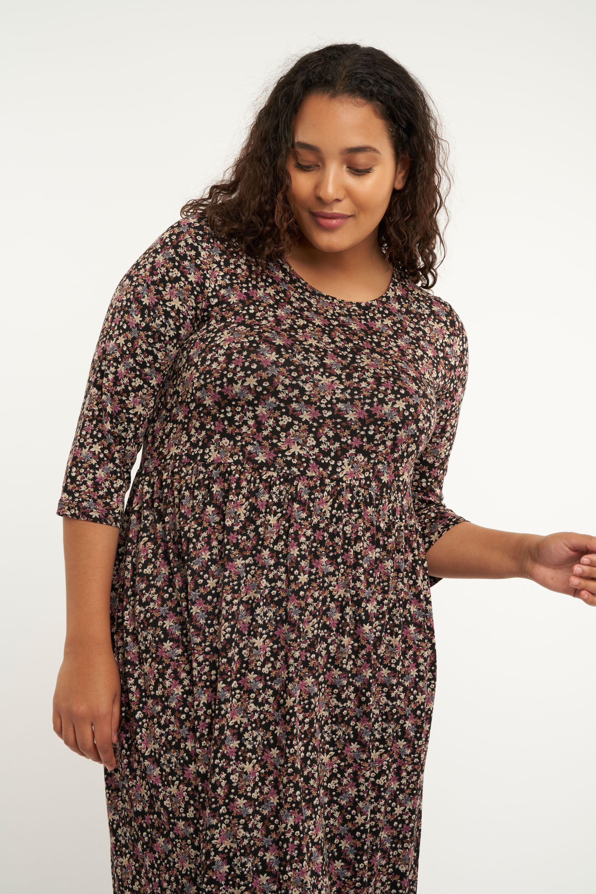 Lange jurk met print image number 5