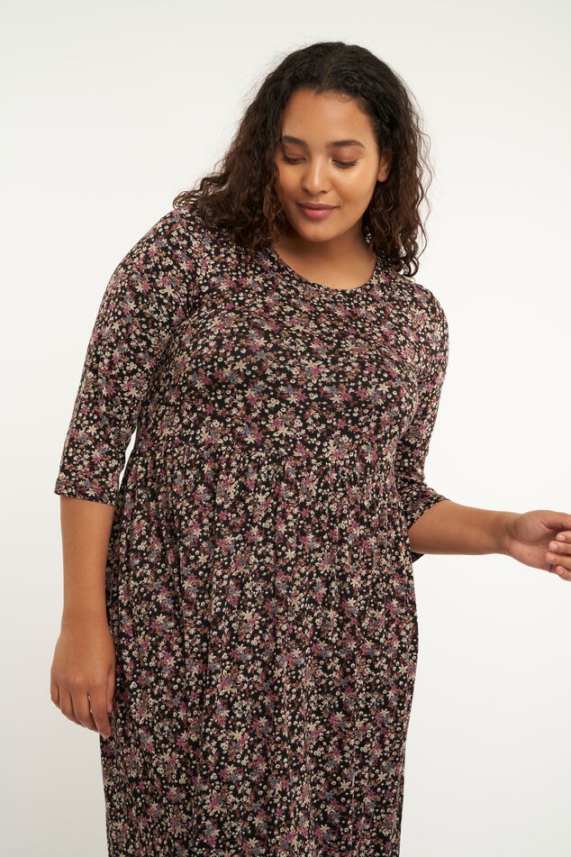 Lange jurk met print image number 5