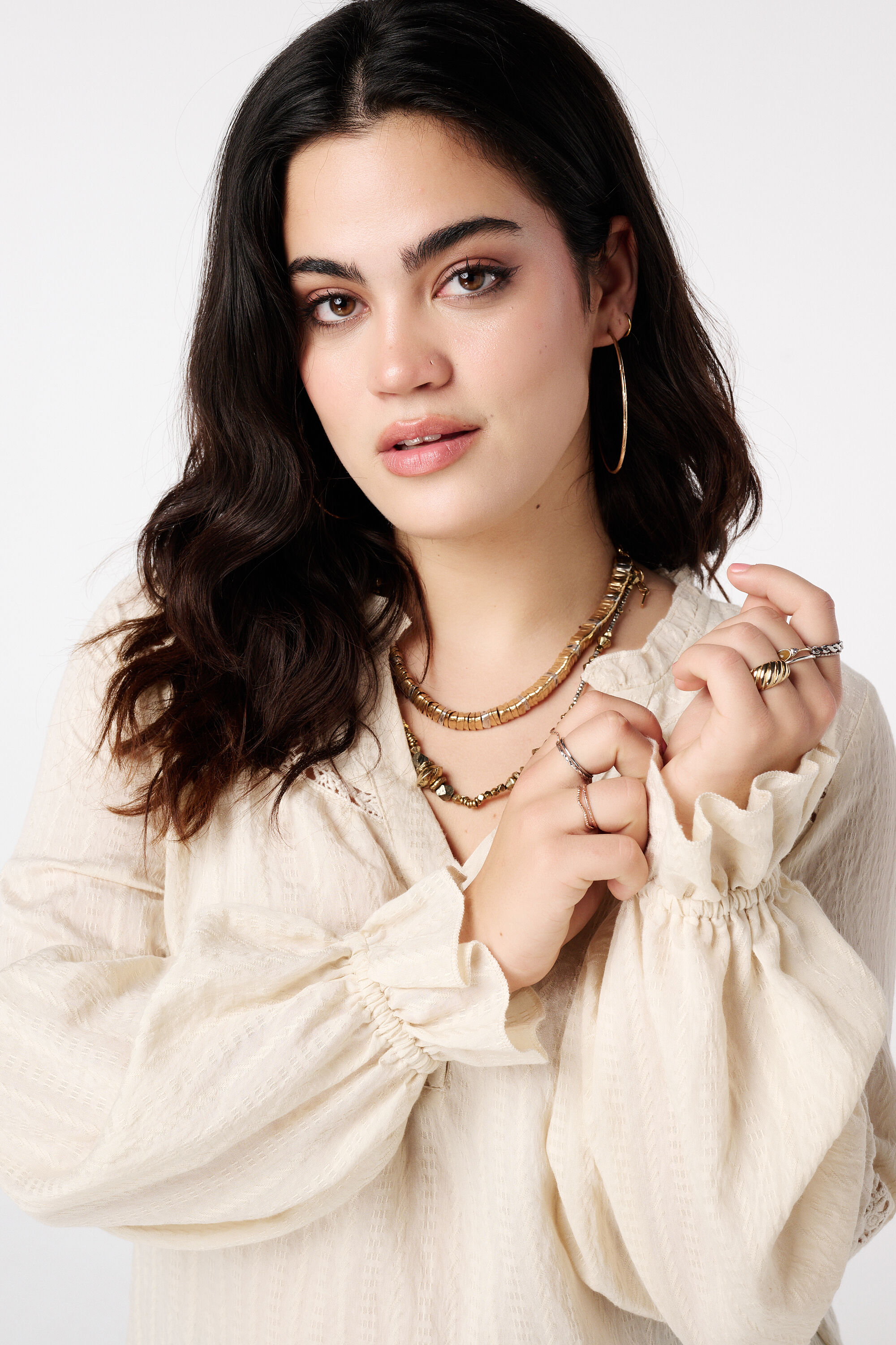 Blouse met broderie image number 4