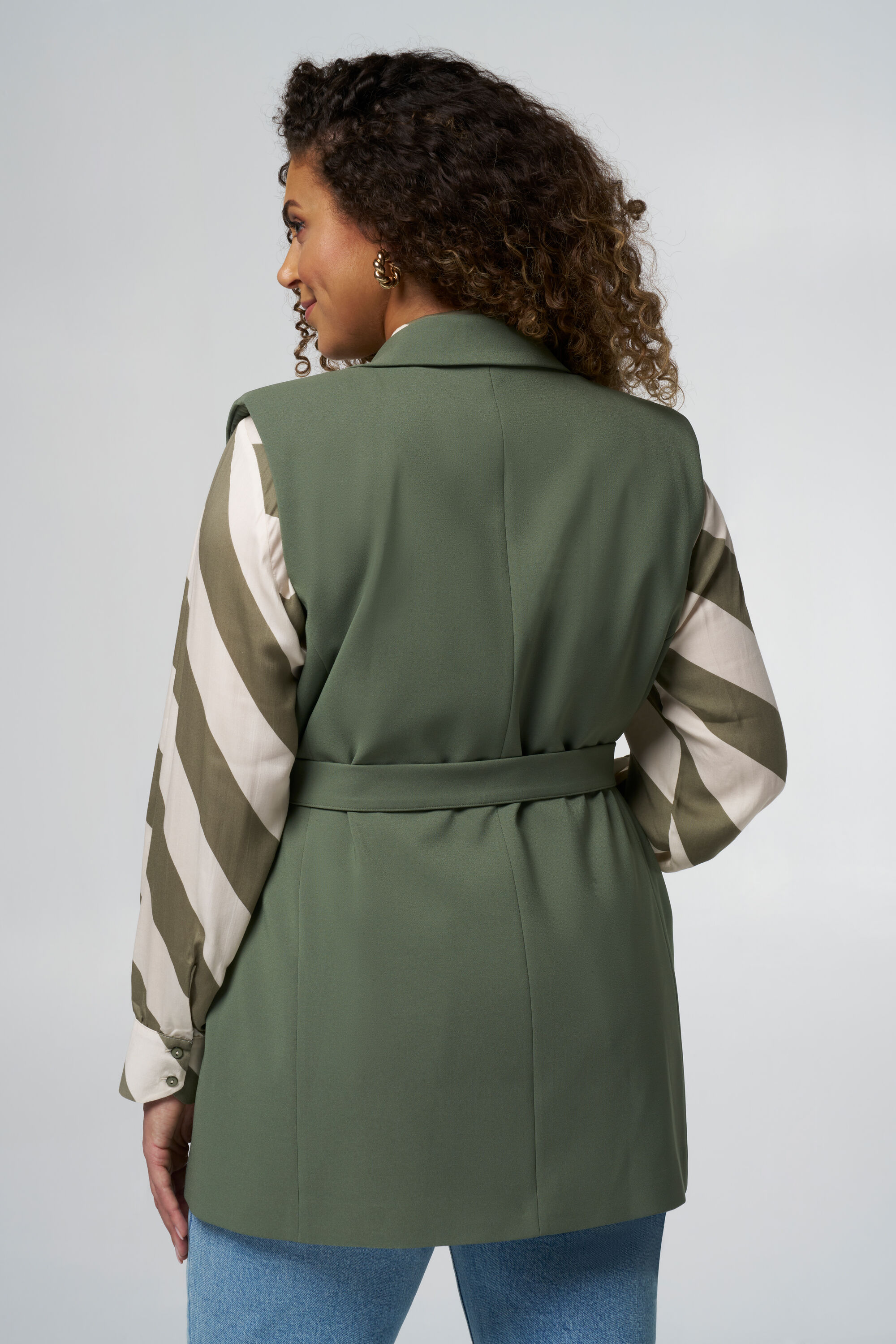 Gilet met bijpassende riem image number 3