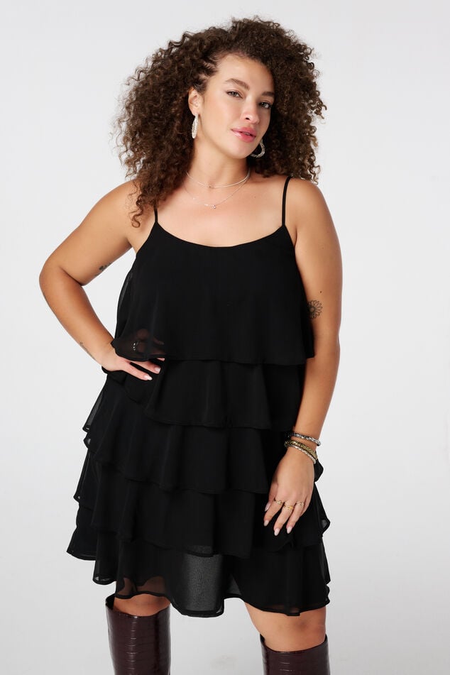 Jurk met ruches image number 5