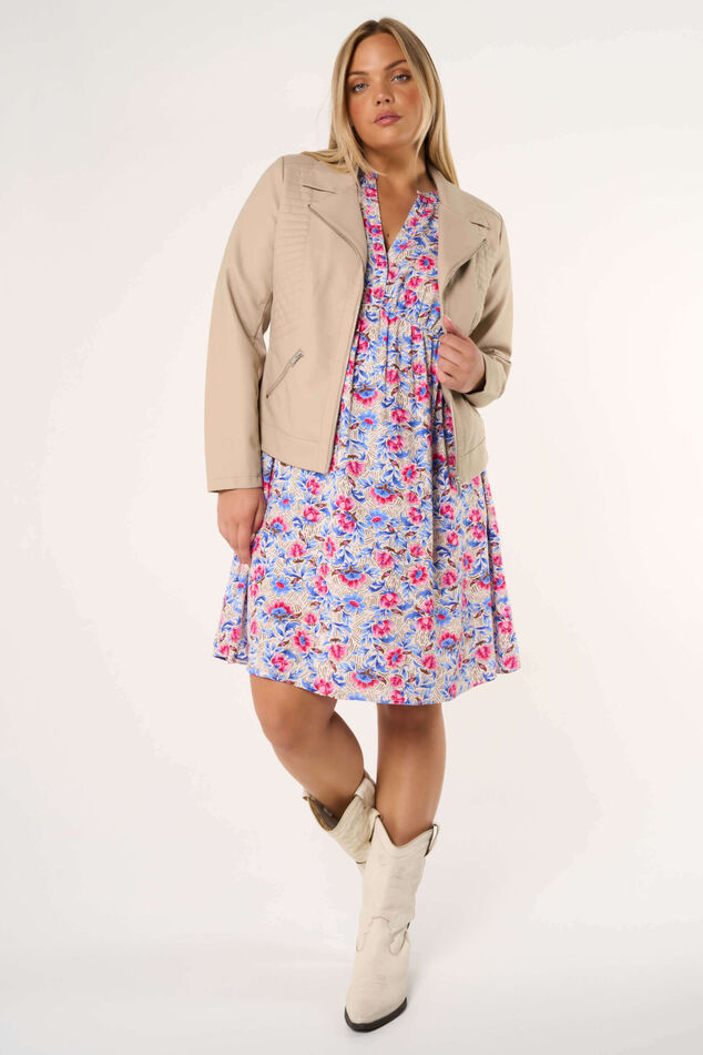 Jas van imitatieleer image number 5