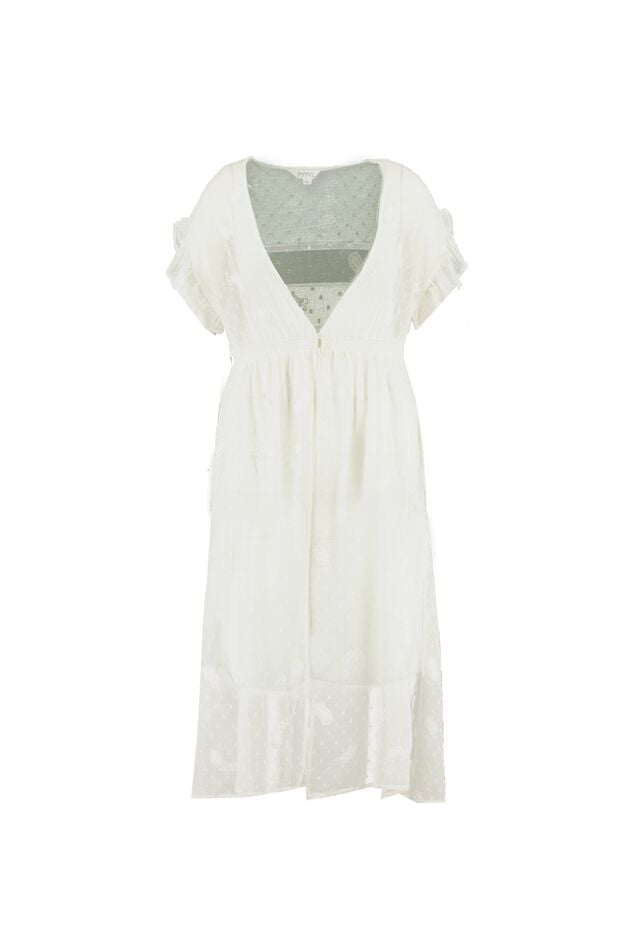 Lange blouse met volant image number 1