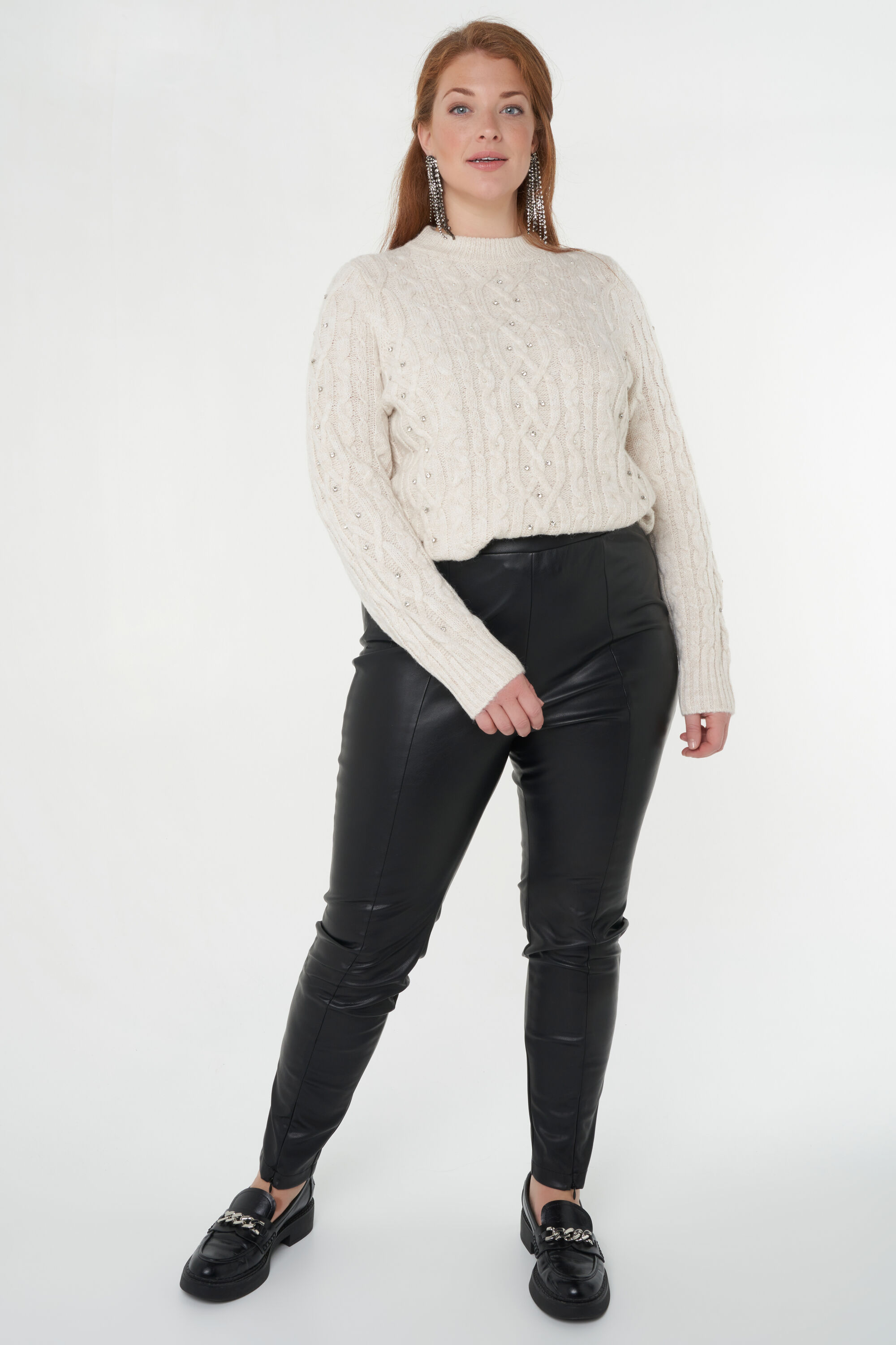 Tregging lederlook dames outlet