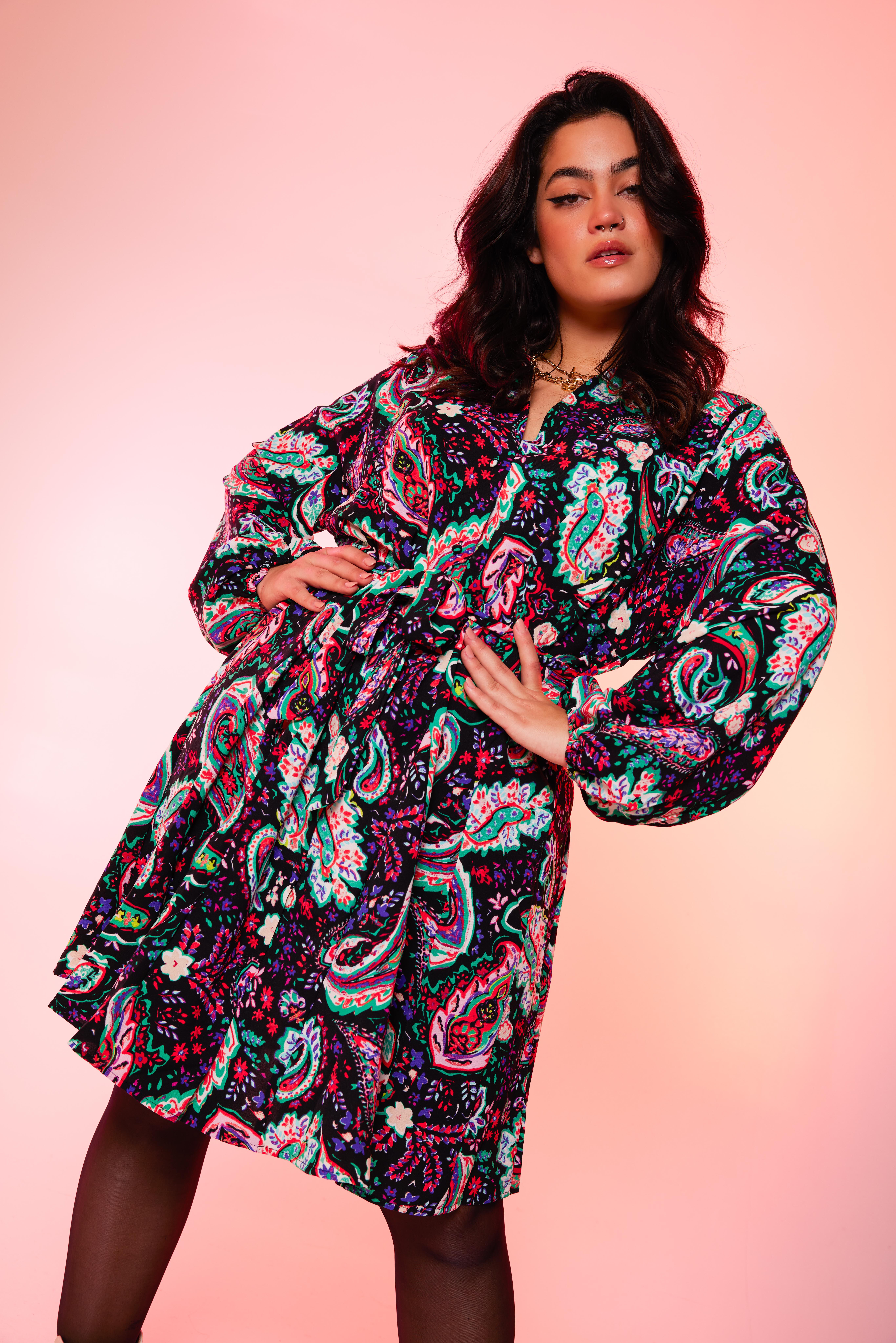 Dames Blousejurk met print MS Mode