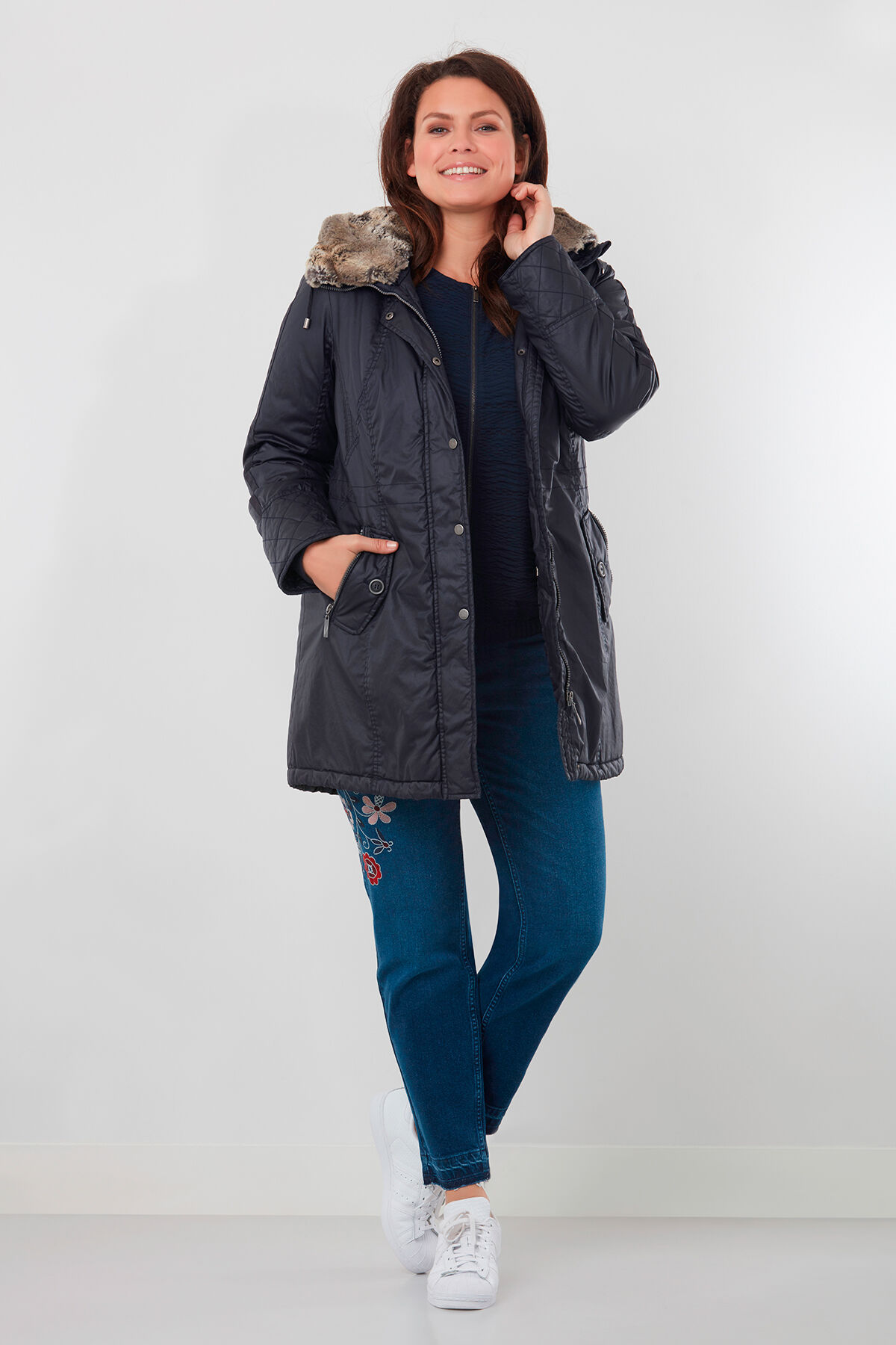 Parka met waterafstotende laag image number 3