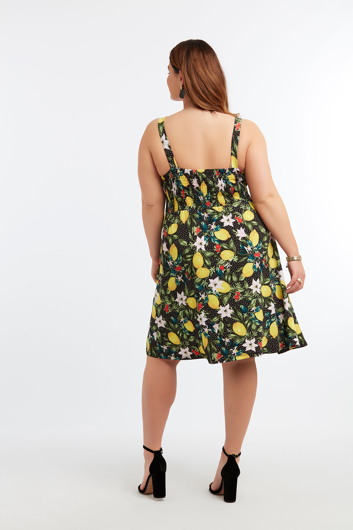 Jurk met citroenprint image number 5