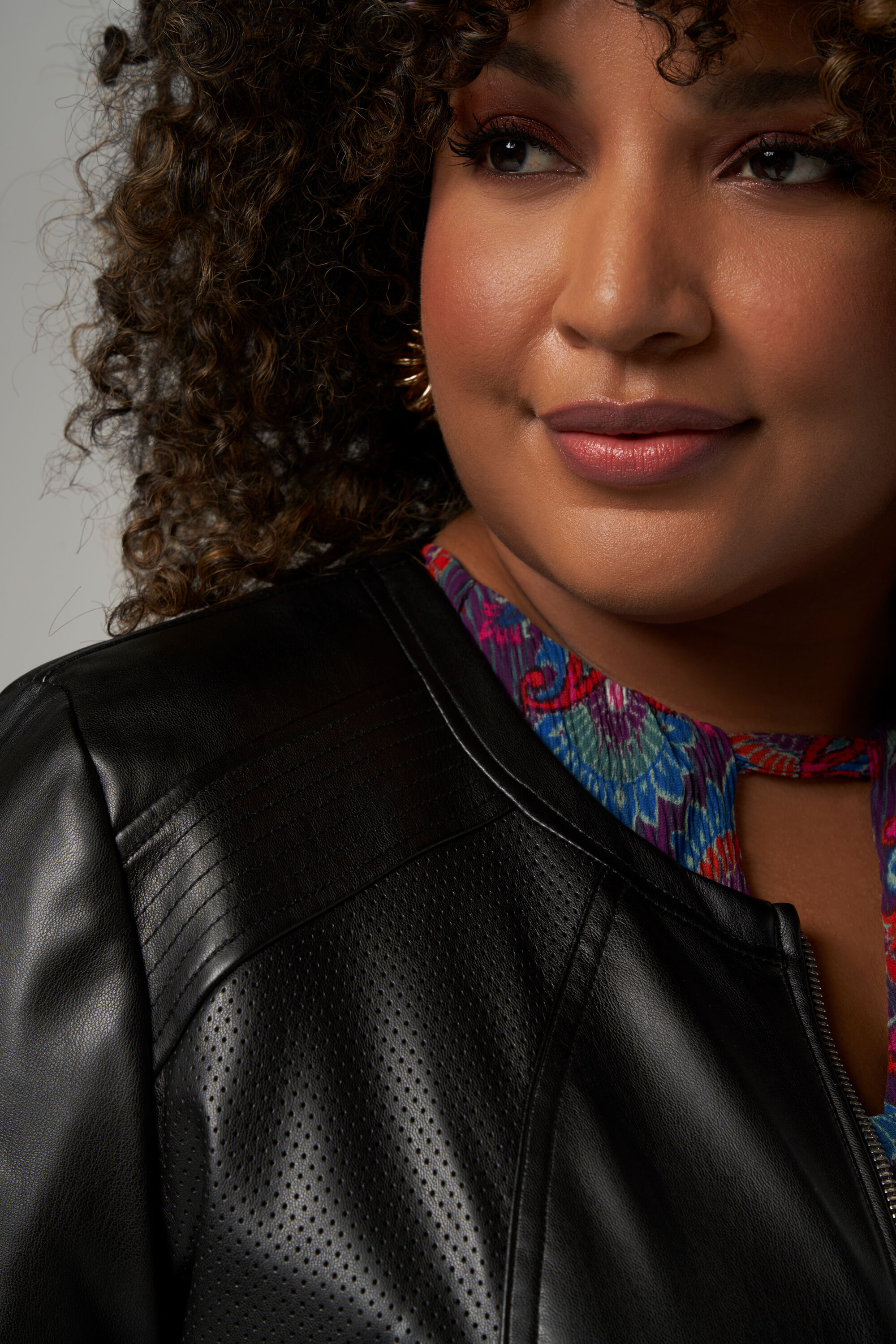 Jas van imitatieleer image number 3