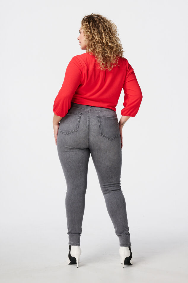 Jean skinny taille haute CHERRY image number 3