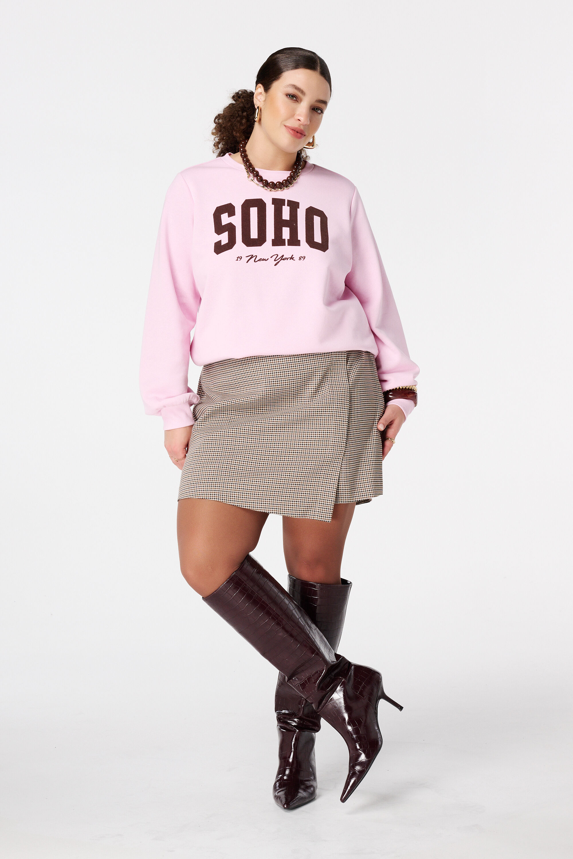 Sweater met tekst image number 5