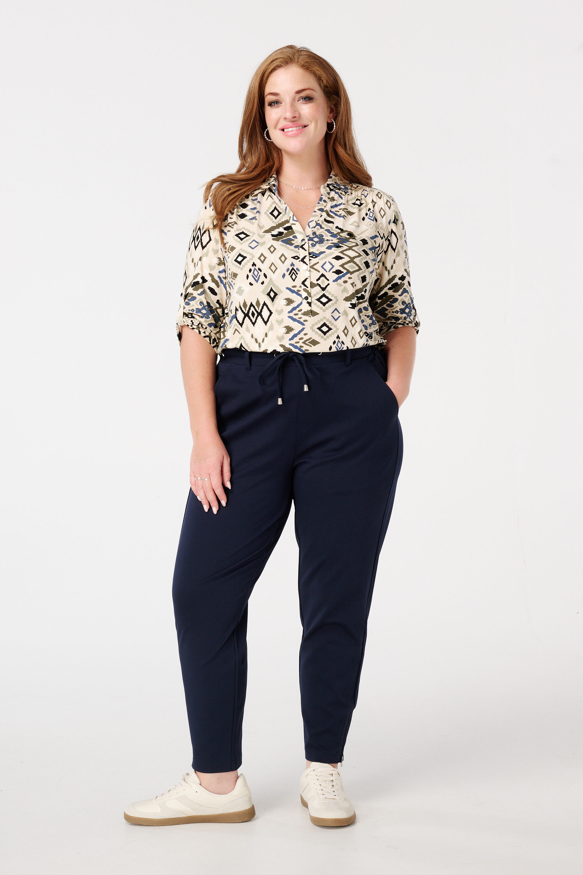 Jersey top met print image number 5