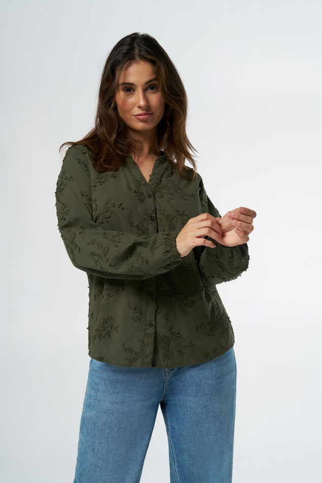 Chemisier avec broderie image number 0