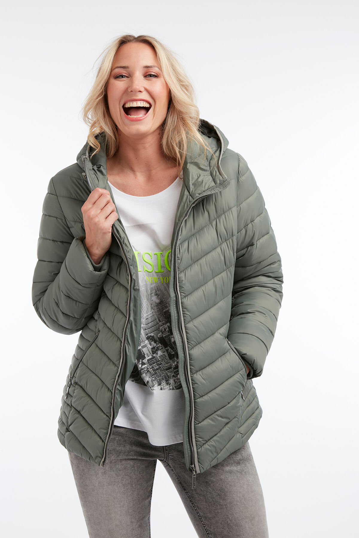 Femmes Veste l g re de mi saison MS Mode