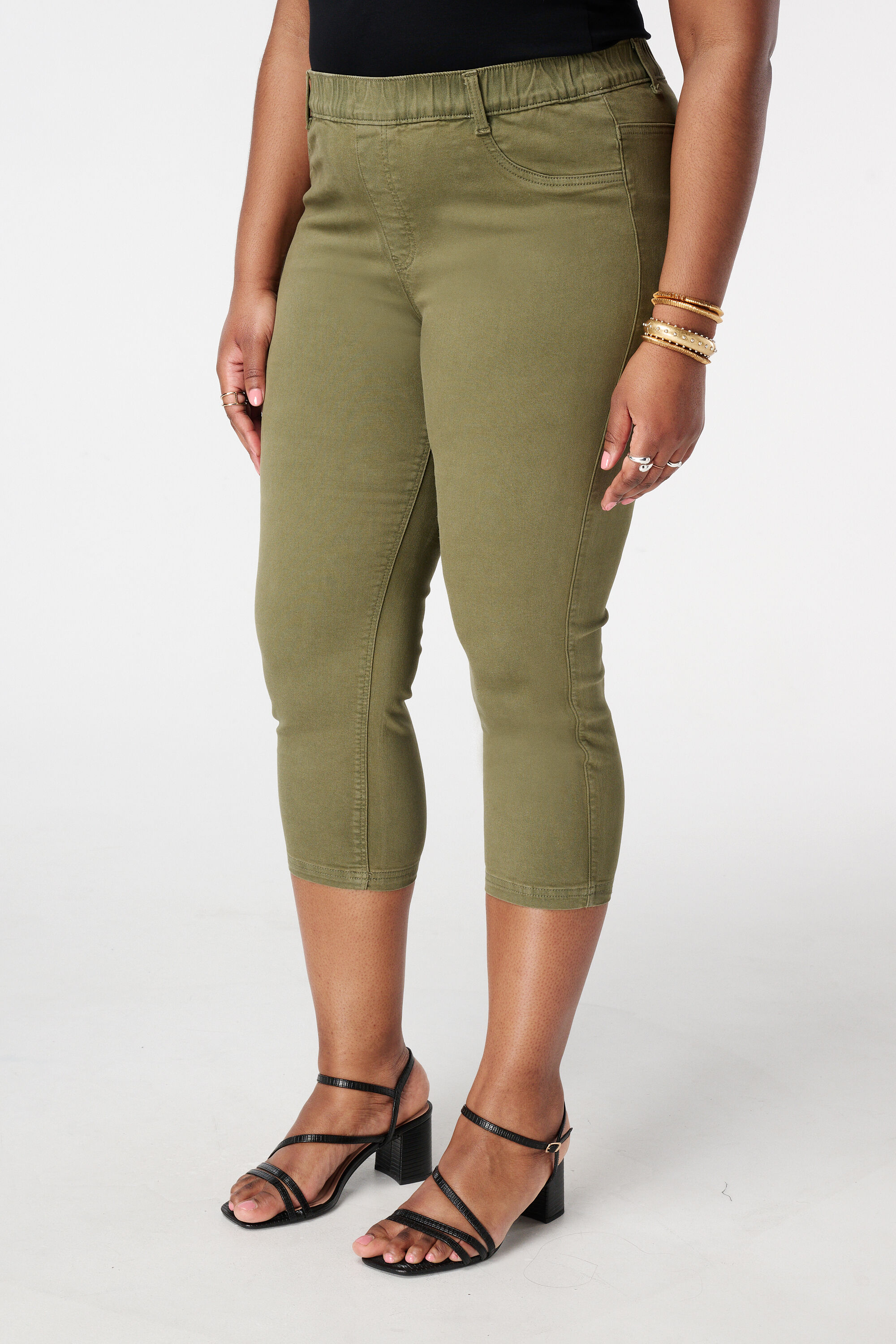 Tregging met denim look image number 5