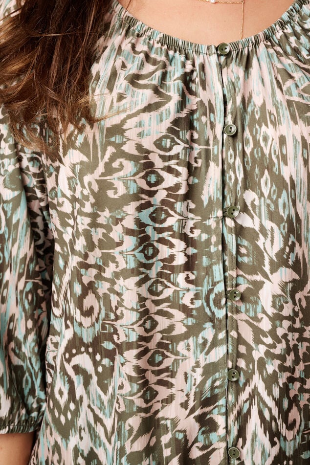 Blouse met print image number 6