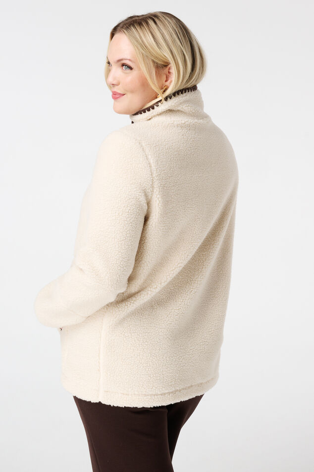 Veste Teddy avec fermeture éclair image number 3