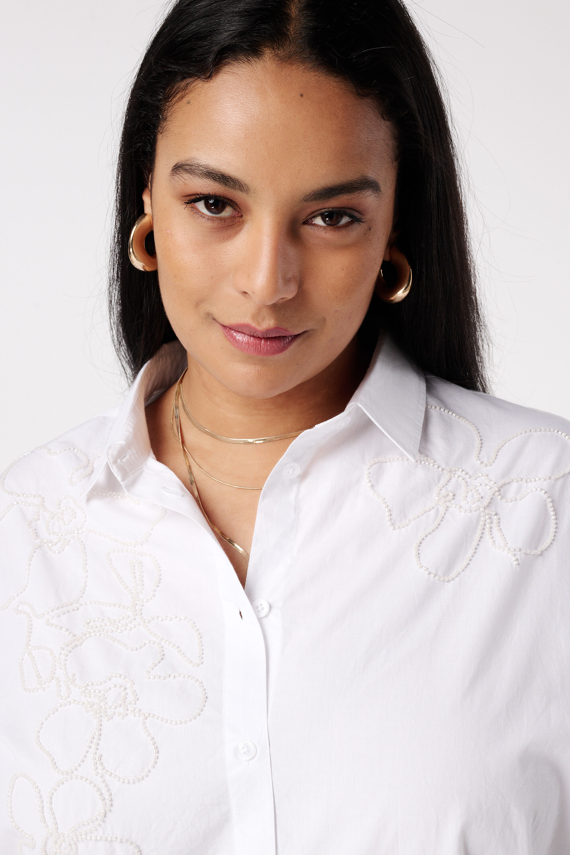 Blouse longue avec perles image number 4