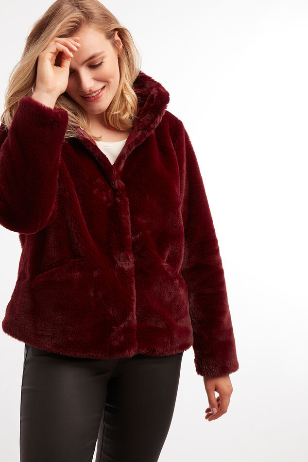 Manteau en fausse fourrure image number 3