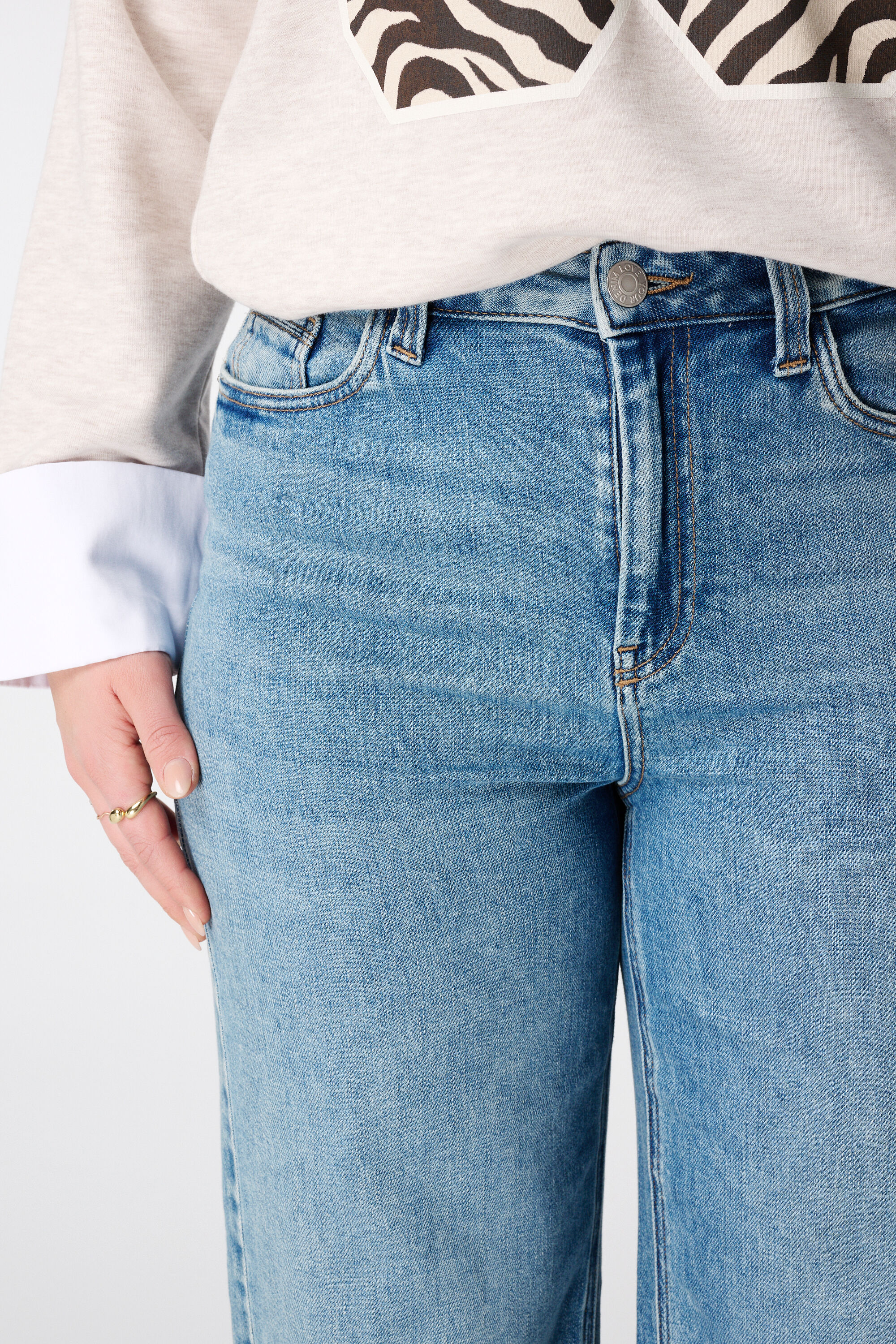 Wide leg jeans IVY image number 4