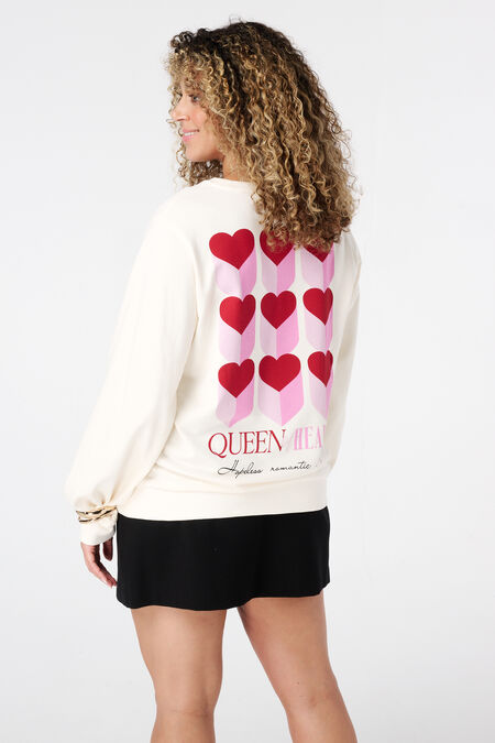 Pull avec imprimé au dos Pull avec imprimé au dos