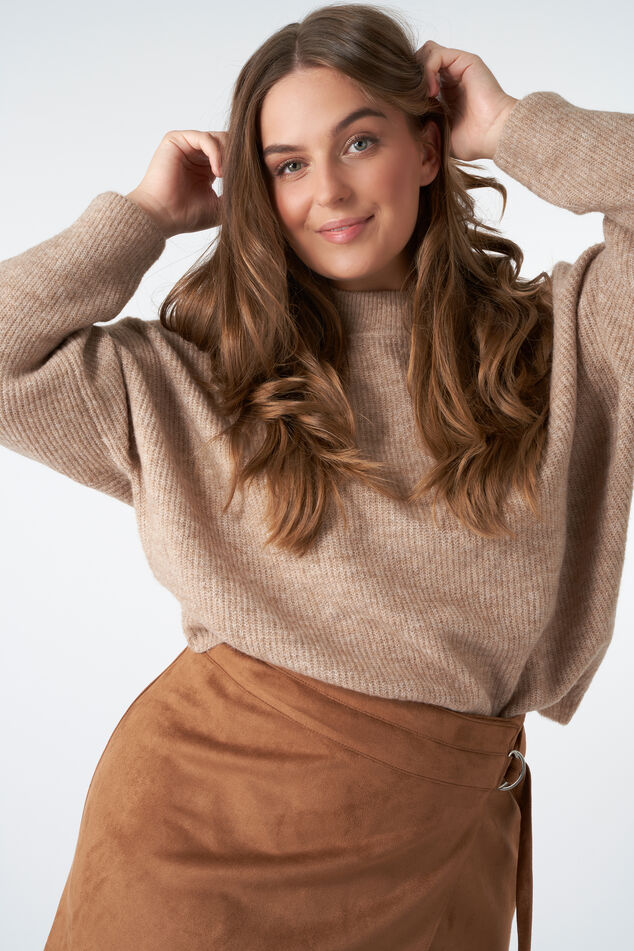 Grofgebreide trui image number 0