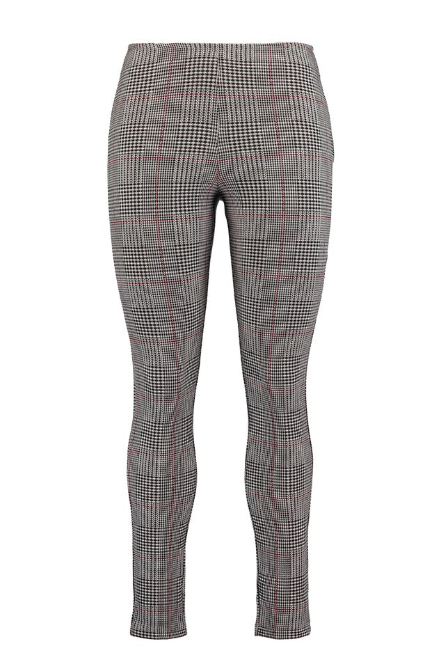 Legging met geruite print image number 1