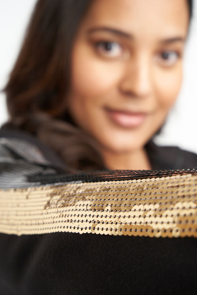 Sweater met rits image number 4