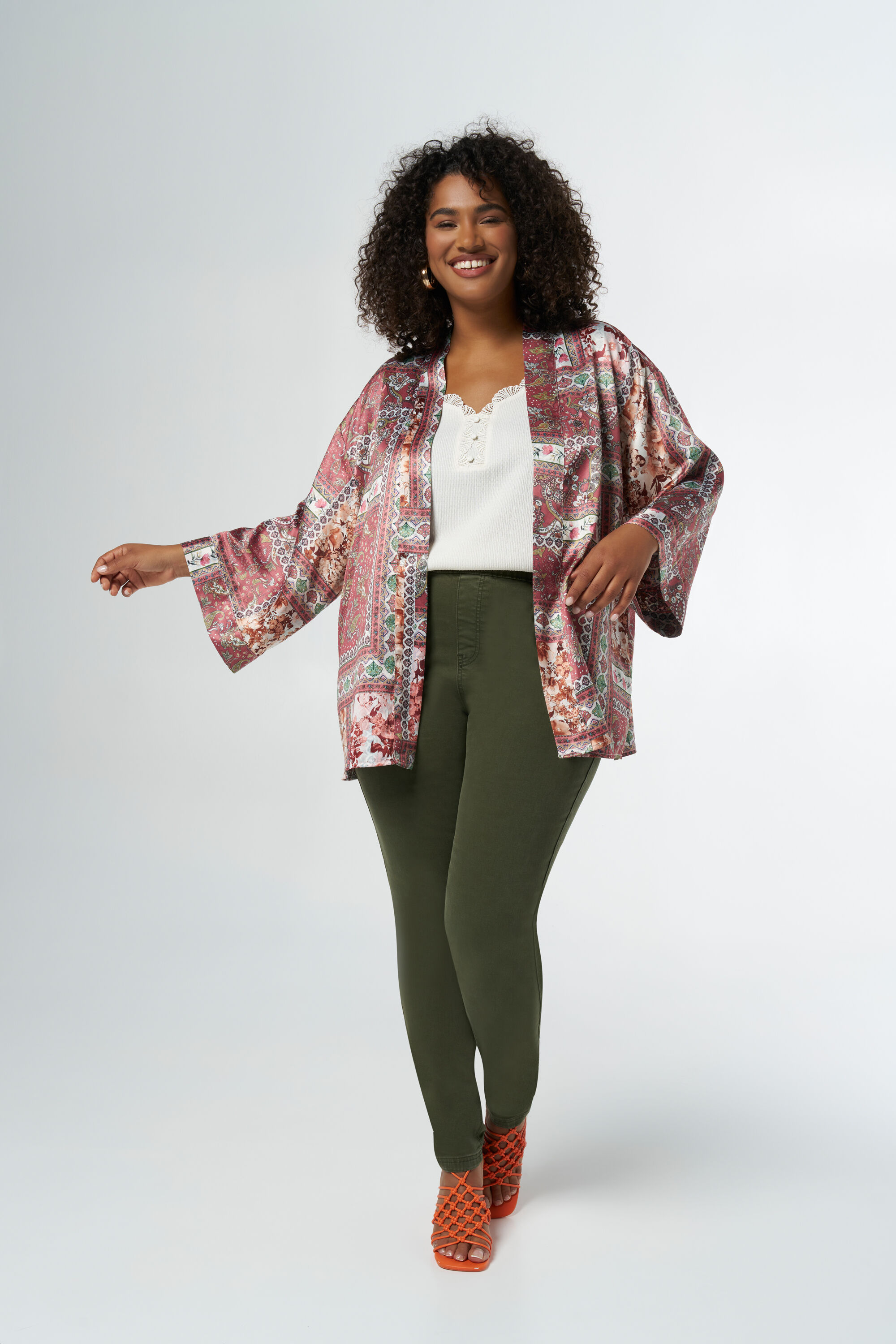 Kimono met print image number 5