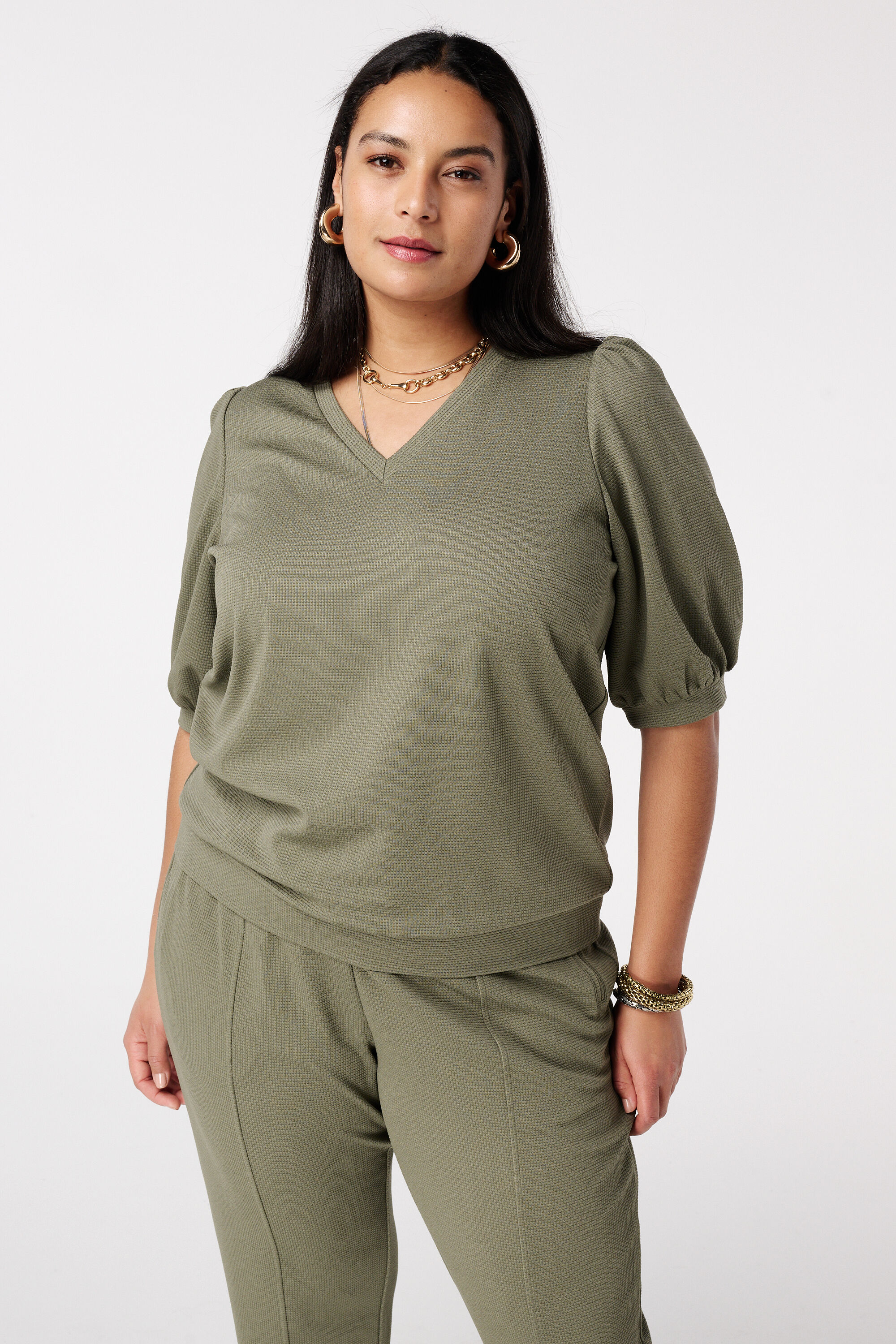 Top met pofmouwen image number 0