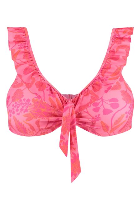 Haut de bikini avec imprimé