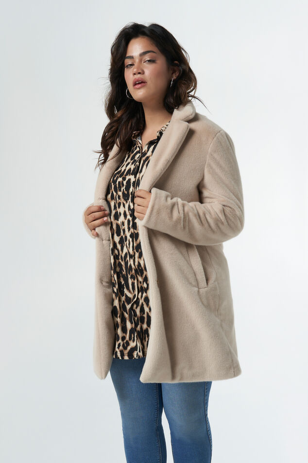 Manteau en fausse fourrure image number 0