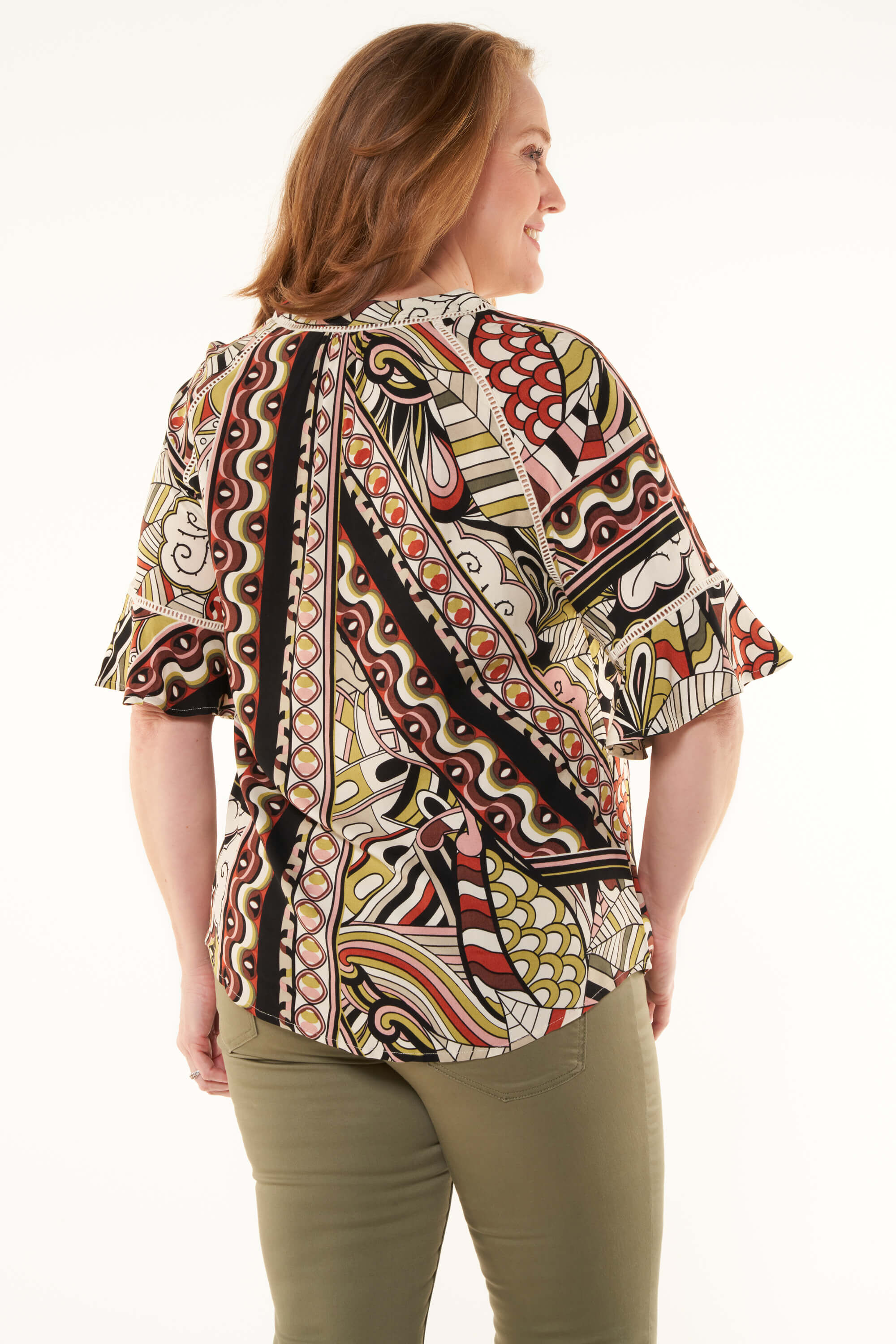 Blouse met broderie details image number 3