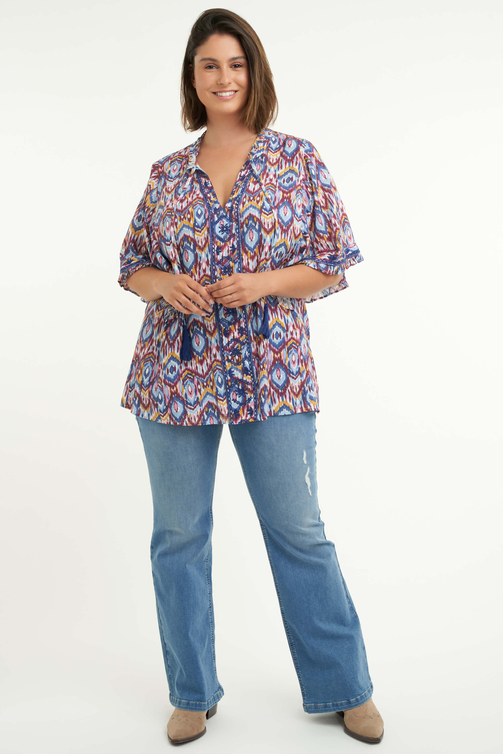 Blouse met print image number 5