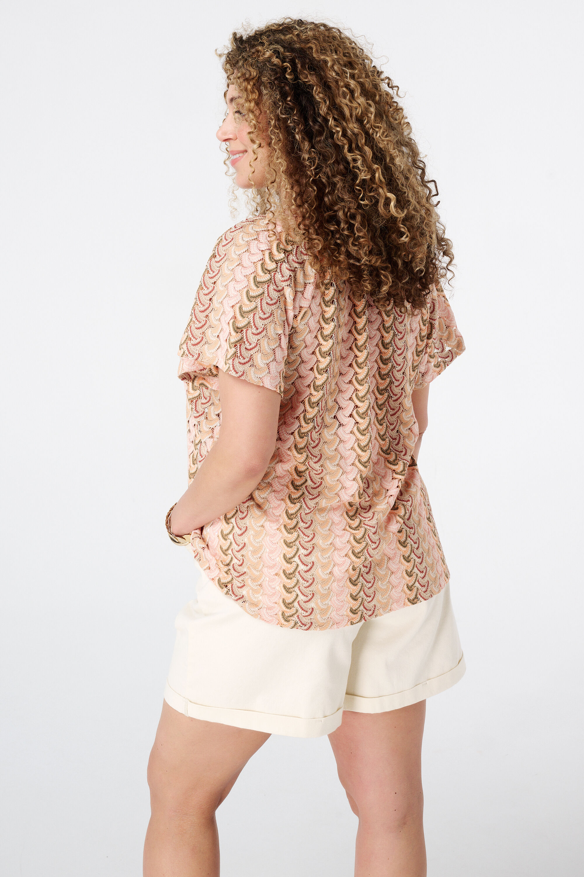 Top met gebreide look image number 3