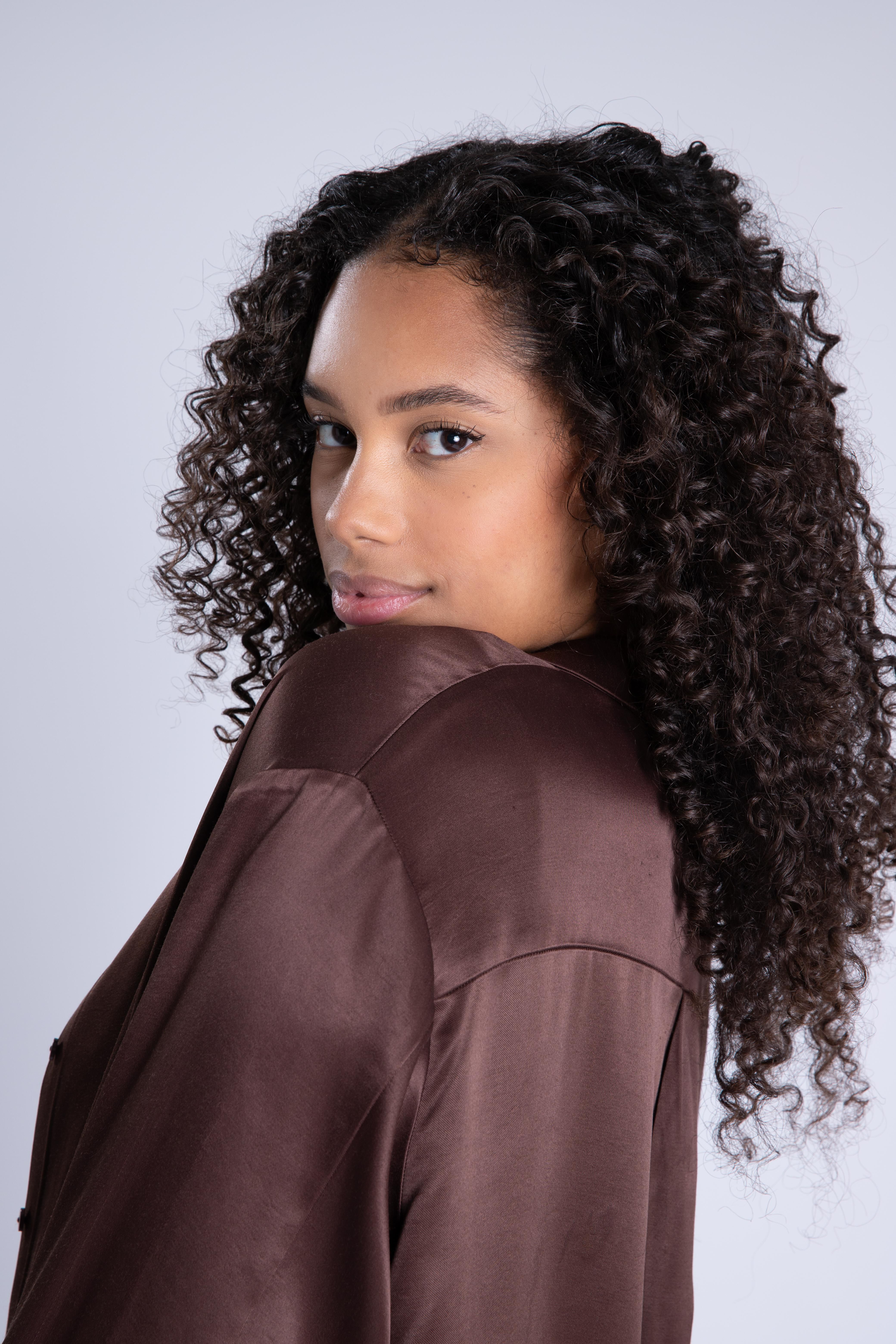 Satijnen blouse  image number 4