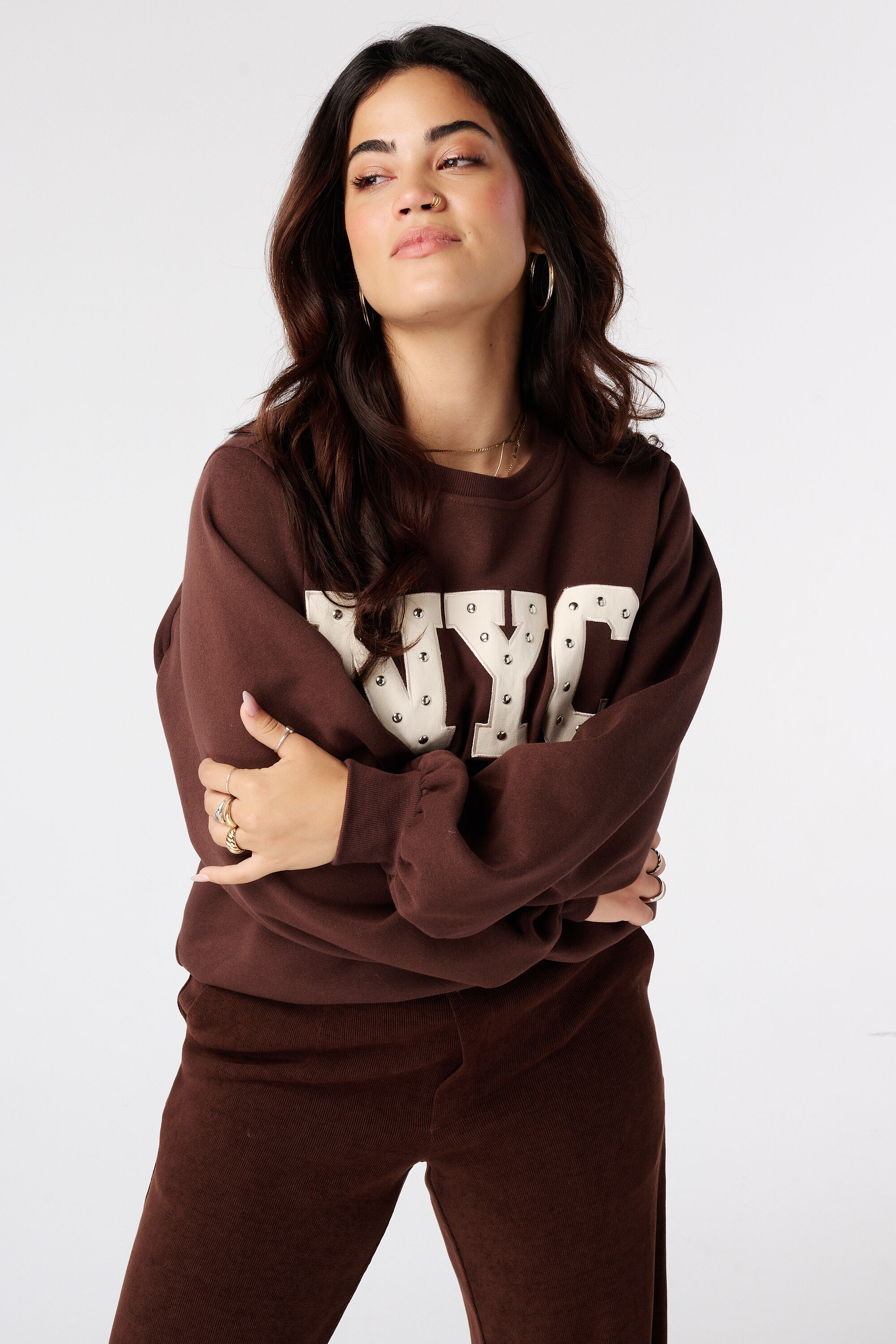 Sweater met tekst image number 0