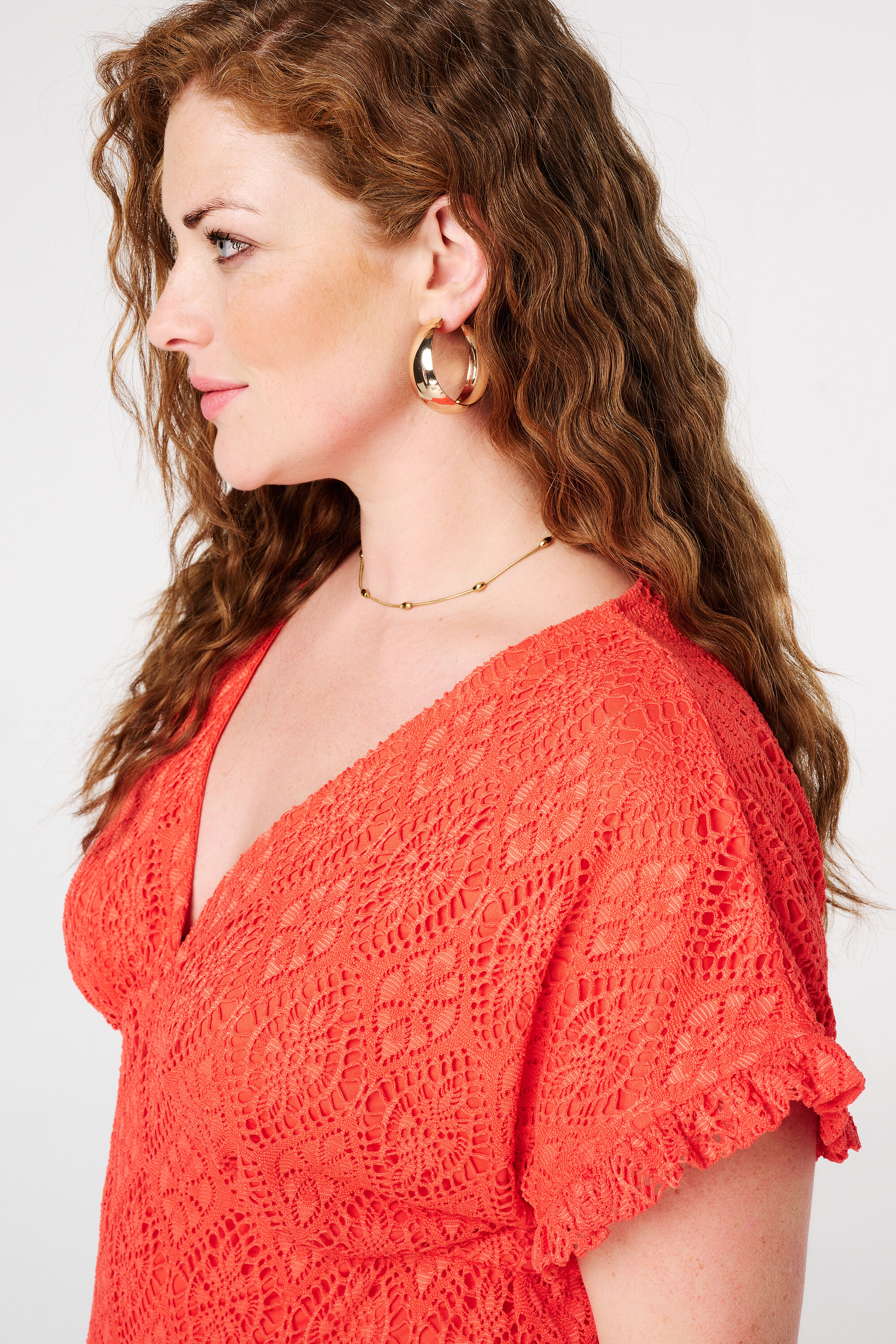 Top met gehaakte look image number 4