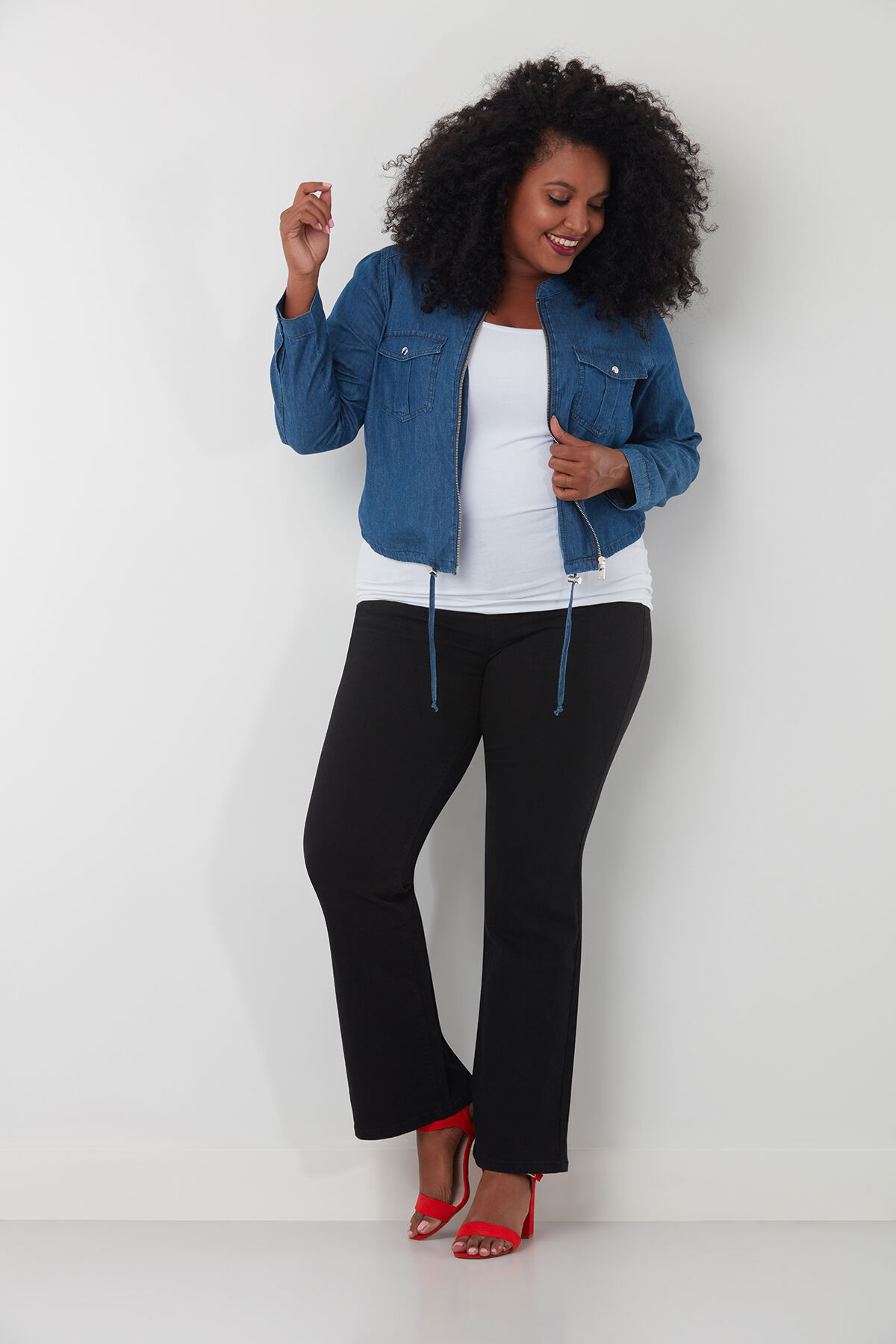 Bootcut jeans VIOLET image number 4