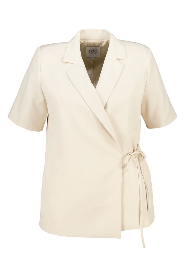 Overslag blazer korte mouwen image number 1