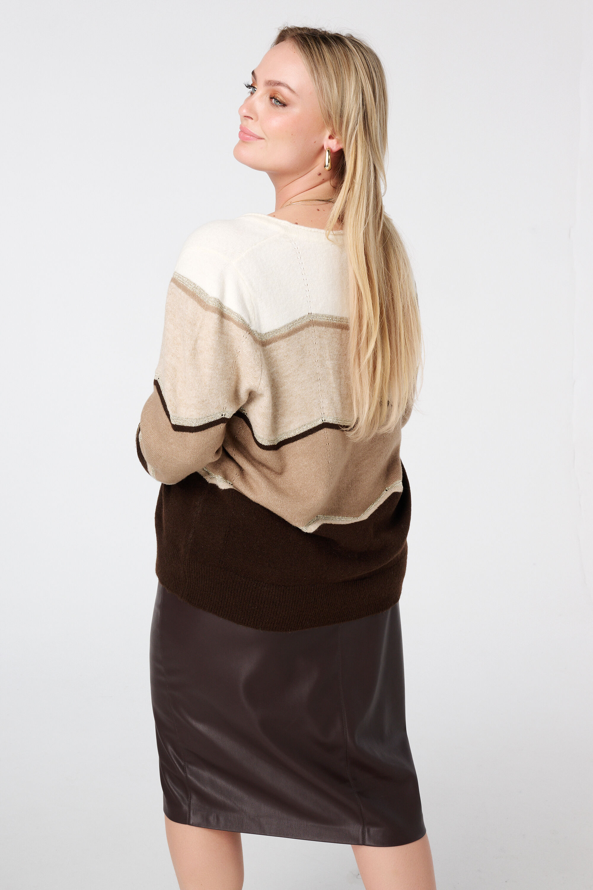 Pull imprim&eacute; et lurex image number 3