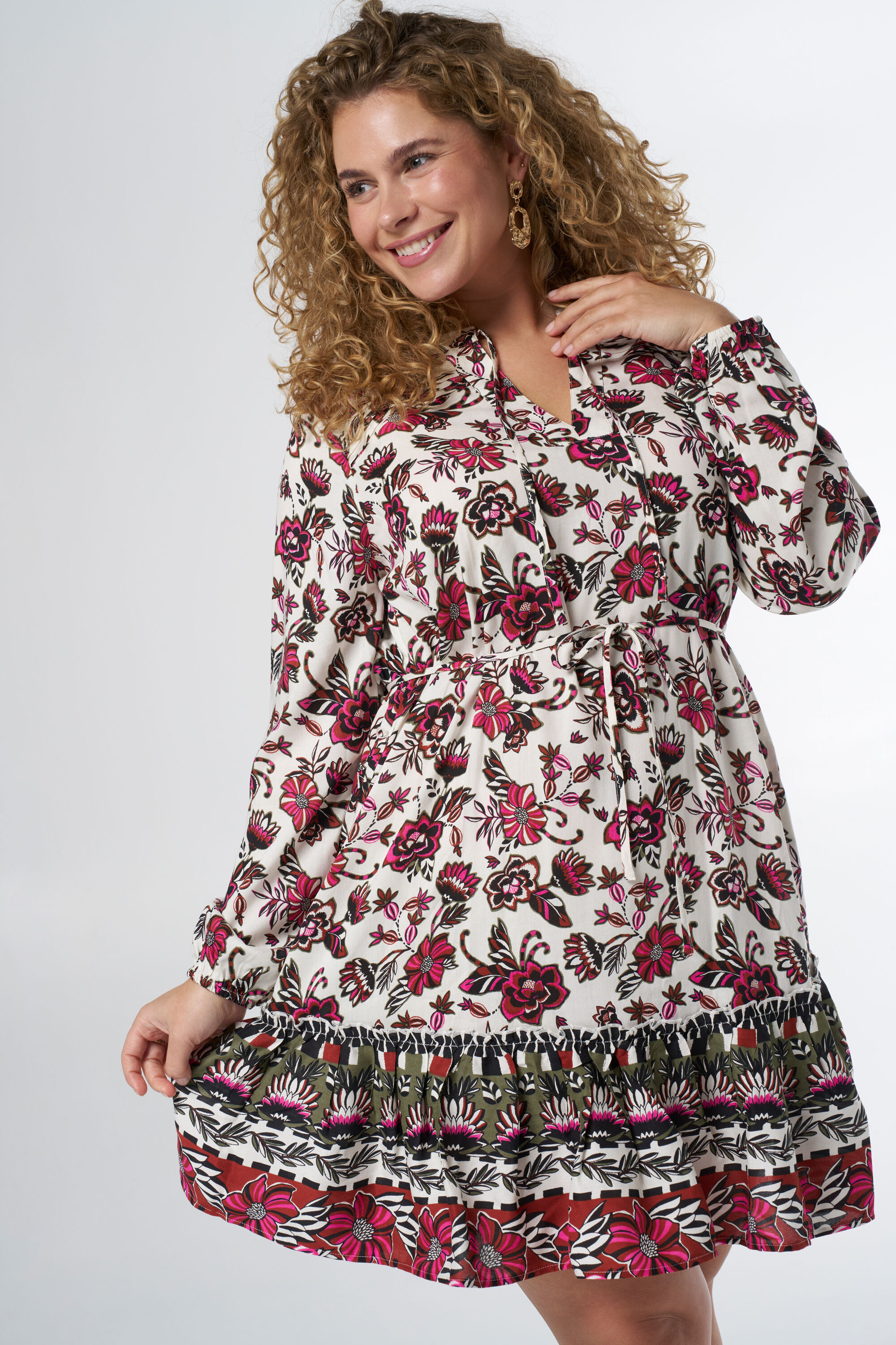 Jurk met print image number 5