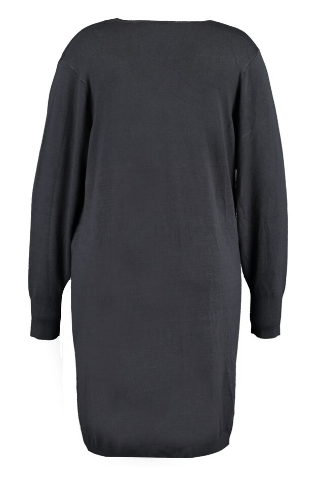 Fijngebreid openvallend vest image number 3