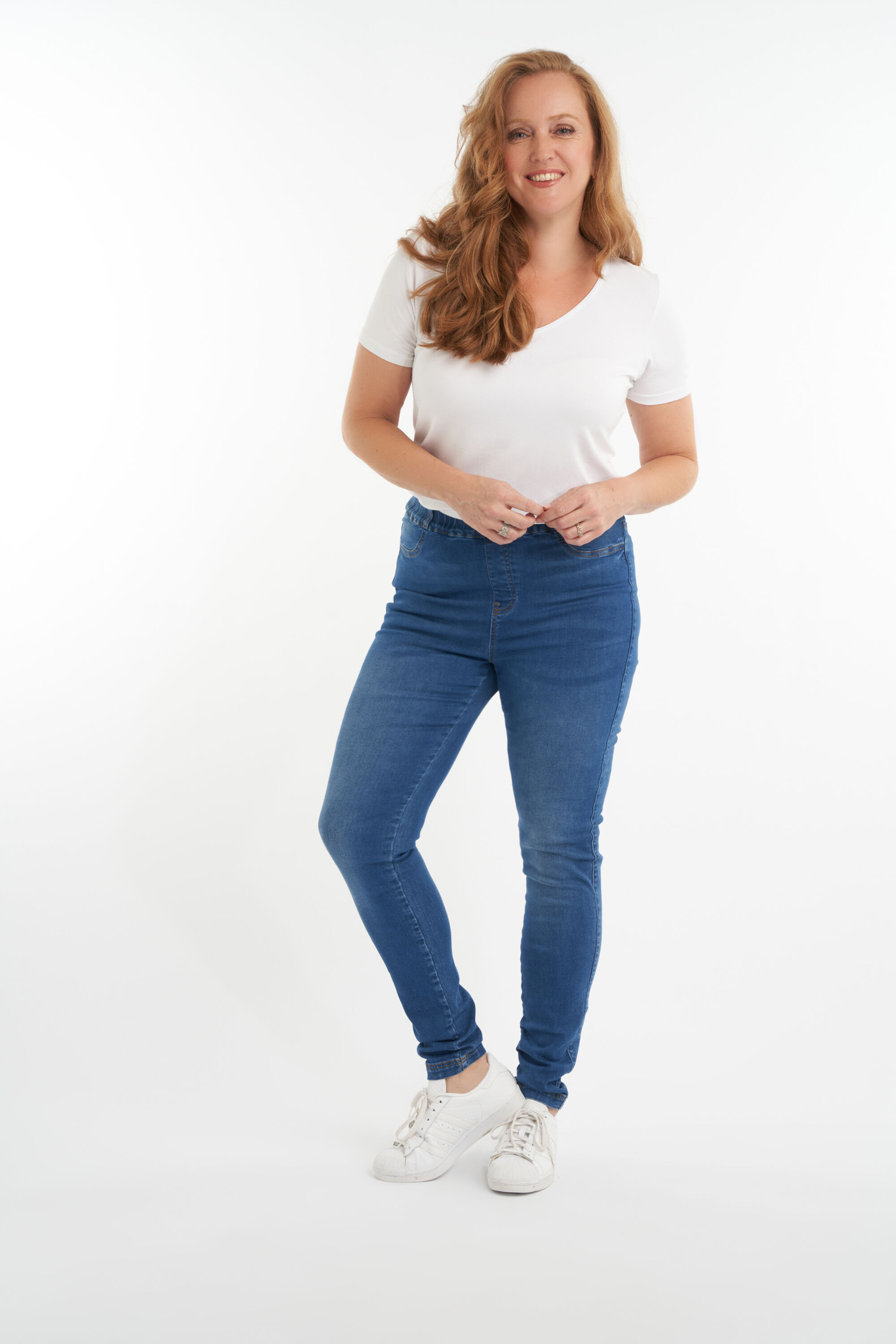 Slim fit 34 inch tregging POPPY  image number 4