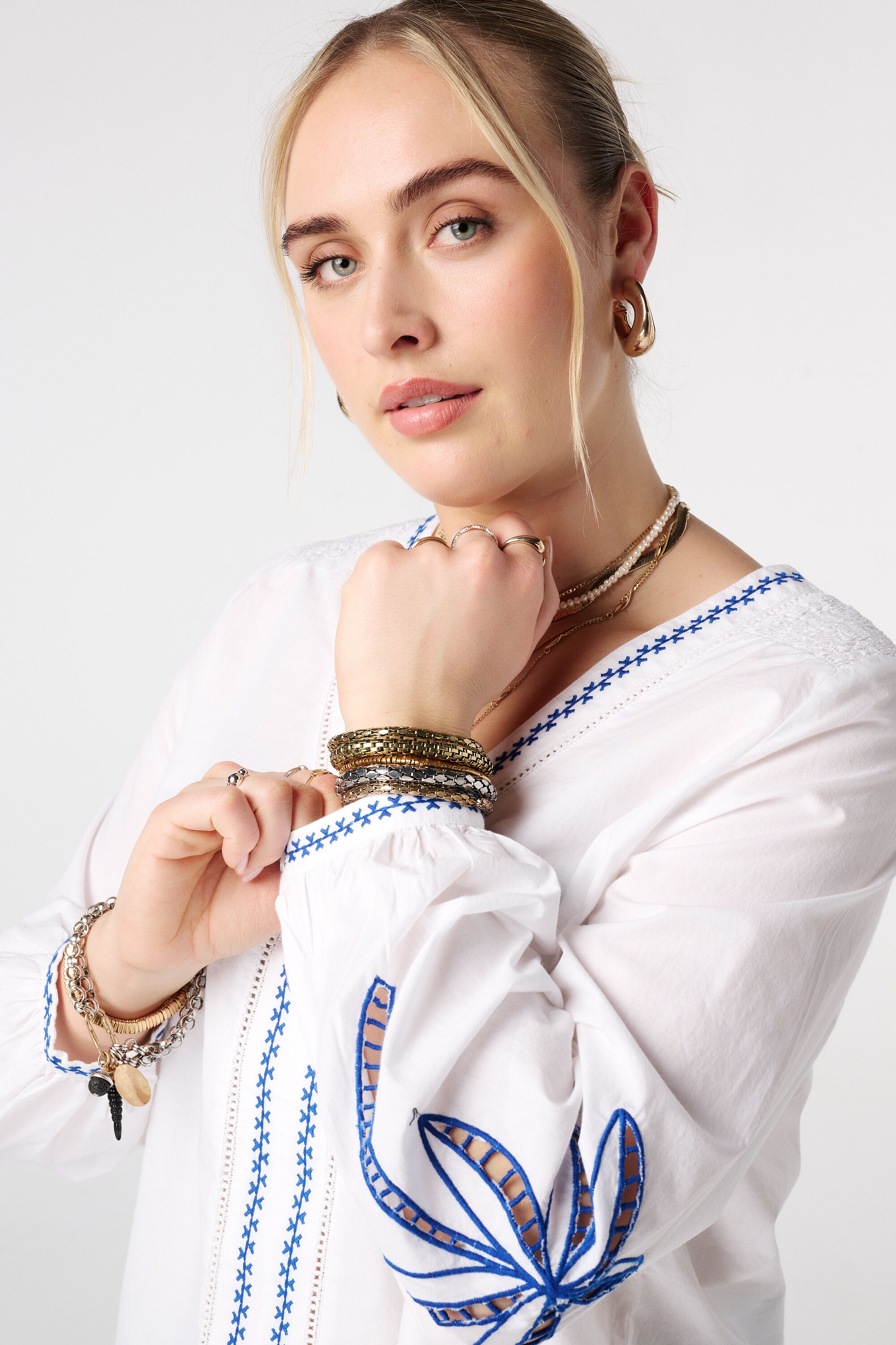 Blouse avec broderie image number 4