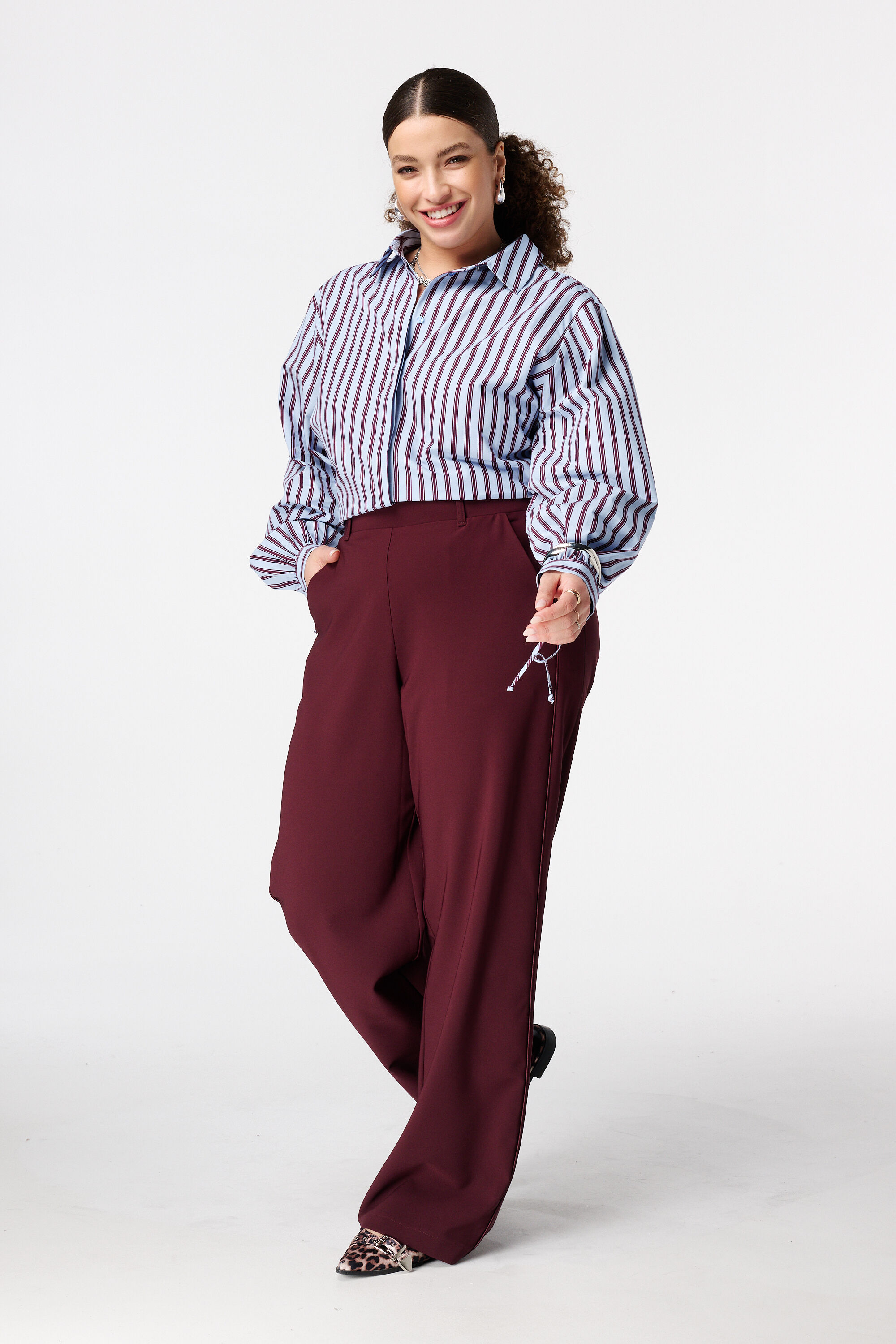 Blouse ray&eacute;e image number 5