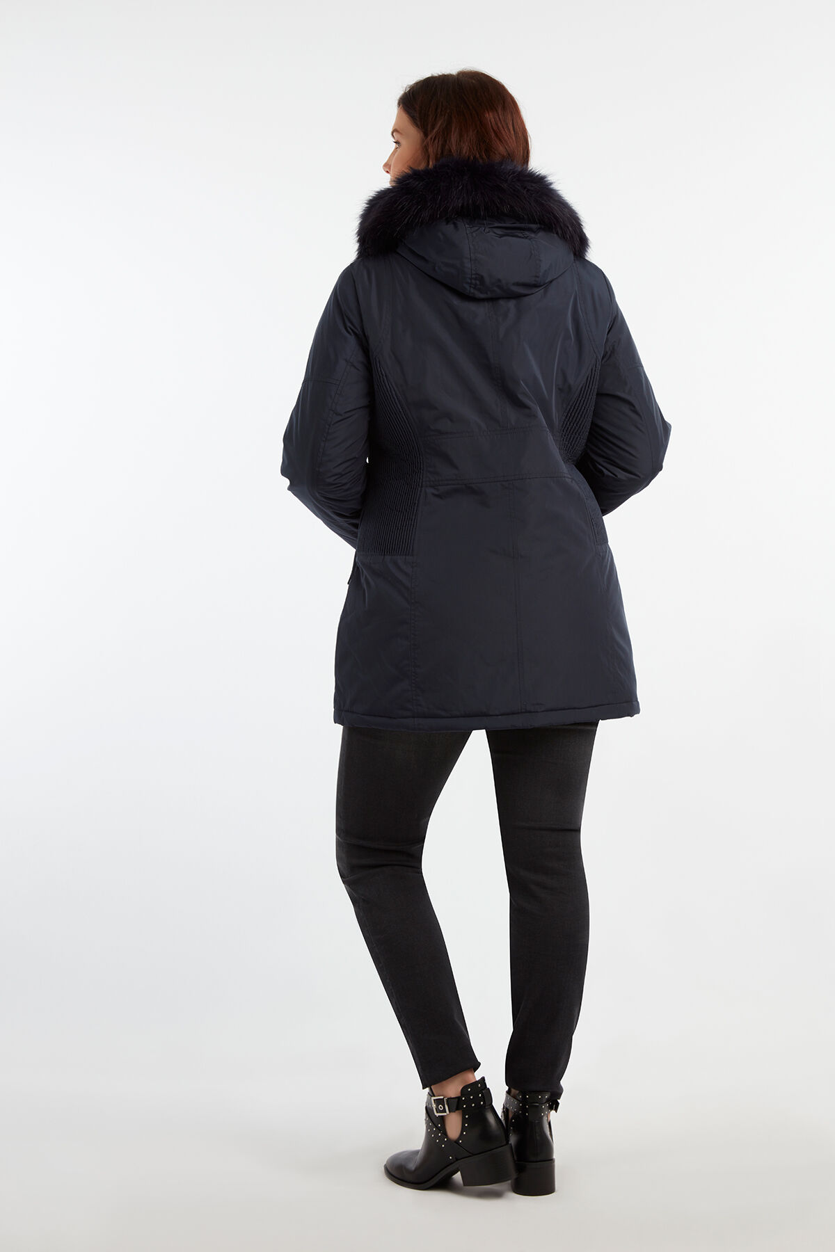 Parka avec col en fausse fourrure image number 4