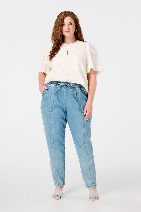 Jeans met rechte pijpen  Jeans met rechte pijpen