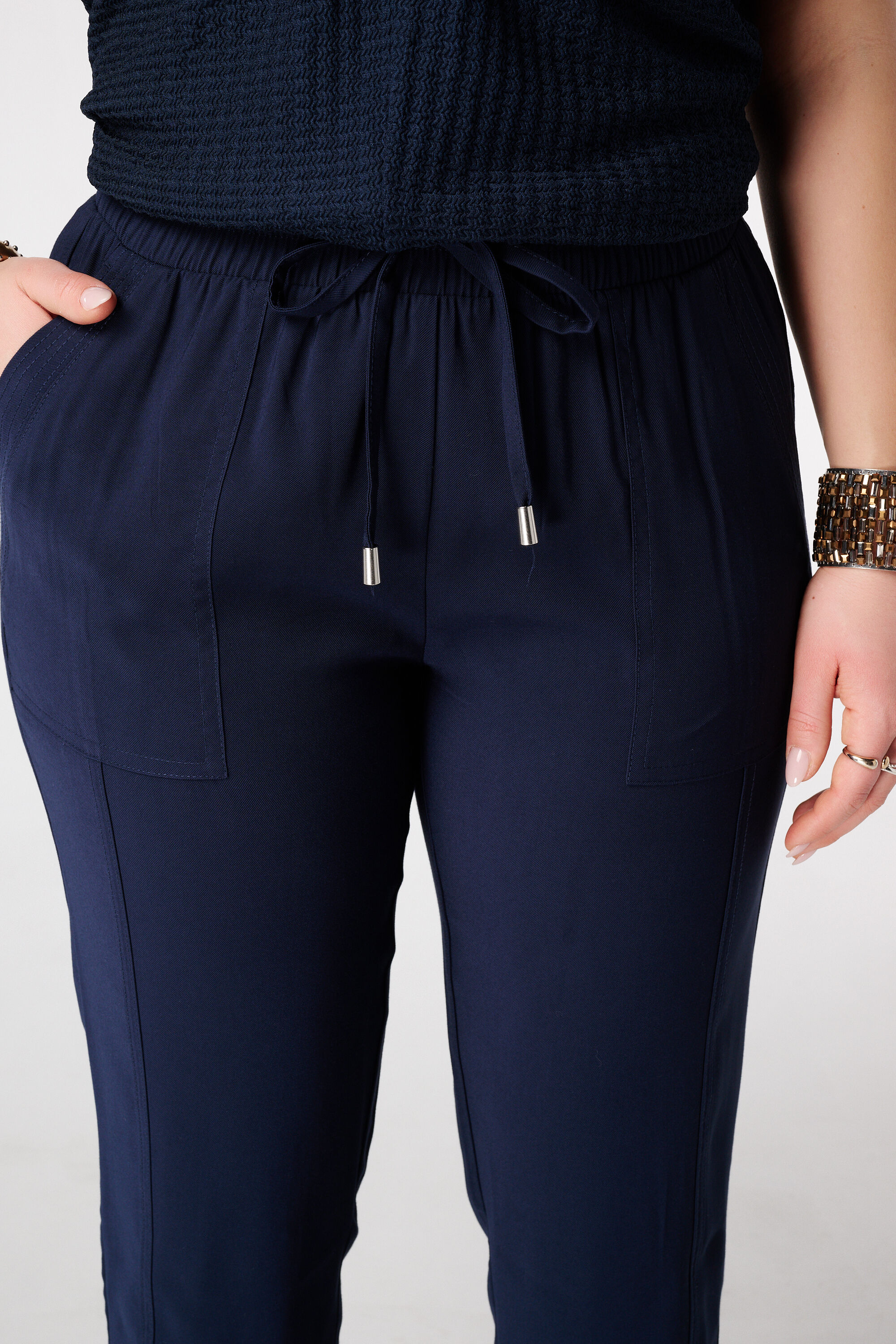 Broek met elastische taille image number 4