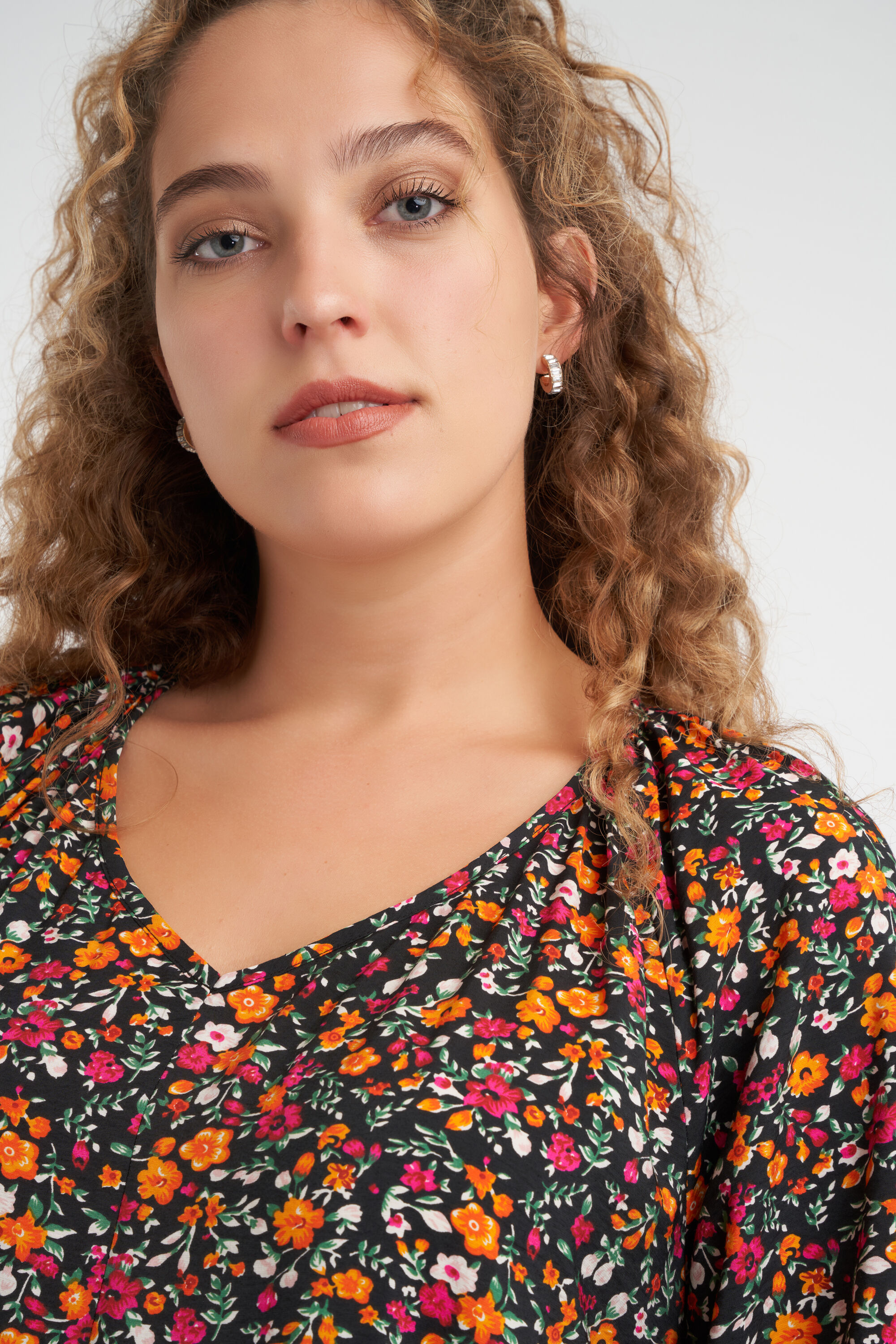 A-lijn jurk met print image number 4